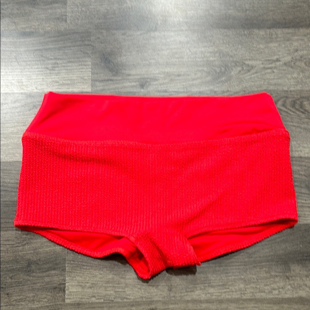 PINK Victoria's Secret Red Swim Bottoms
